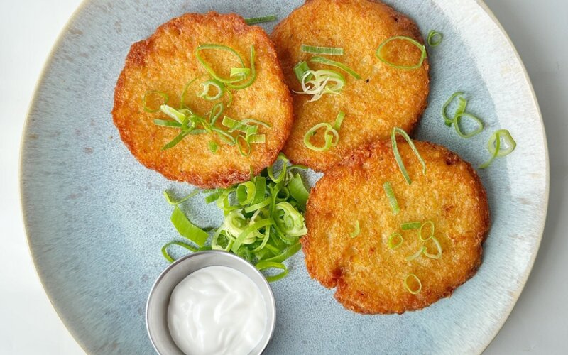 Драники  со сметаной