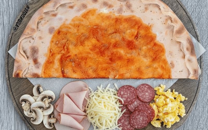 Мини-кальцоне по-домашнему