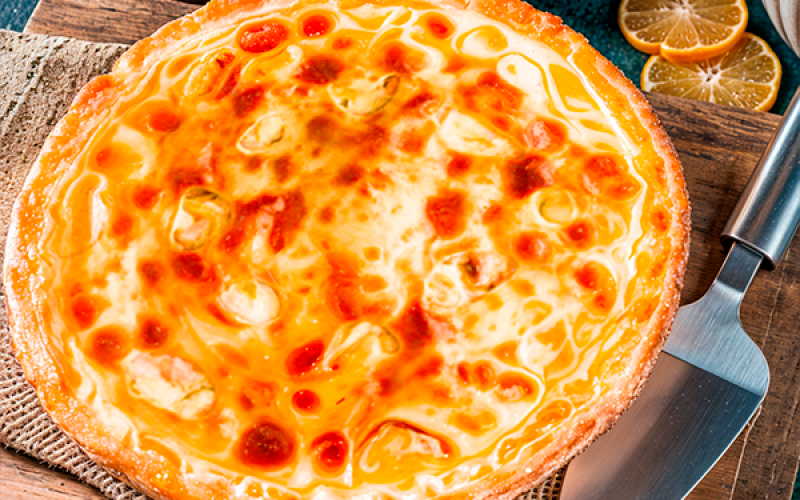 Осетинский пирог «Клюква и рикотта»