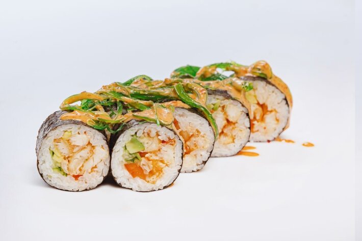 С курицей и овощами