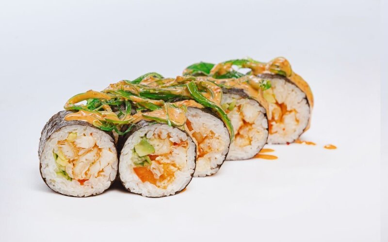 С курицей и овощами