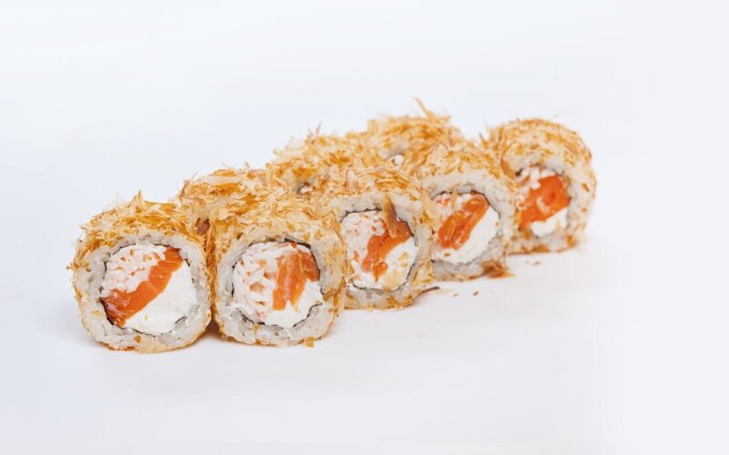 В стружке тунца с лососем и крабом