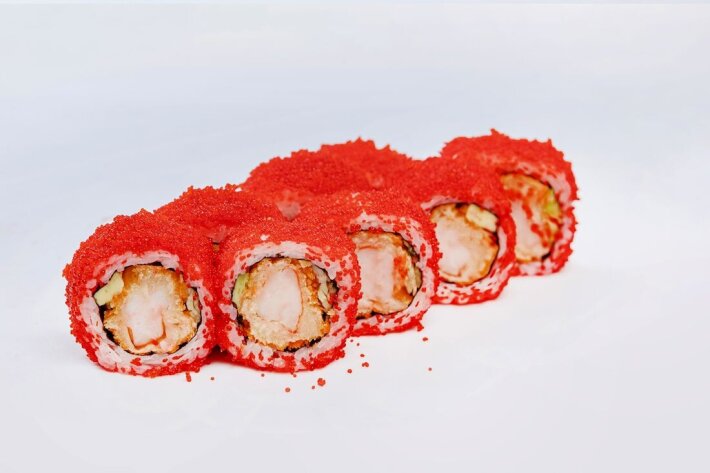 Калифорния с креветкой темпура