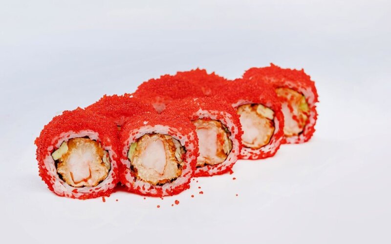 Калифорния с креветкой темпура