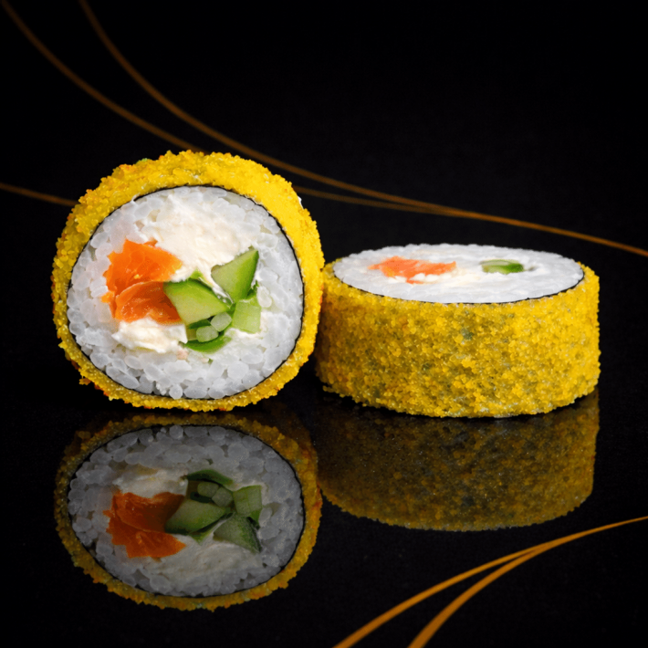 Темпура ролл с лососем