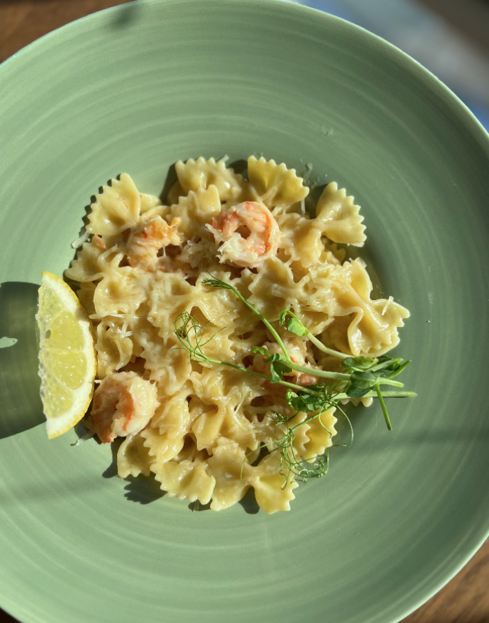 Паста с креветками