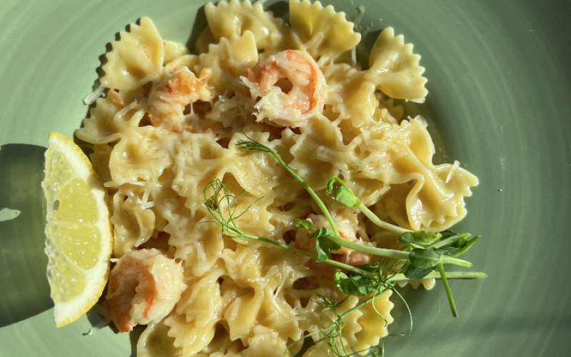 Паста с креветками