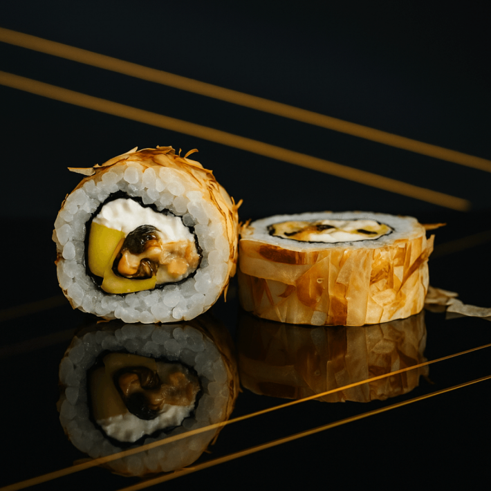 Бонито с мидиями