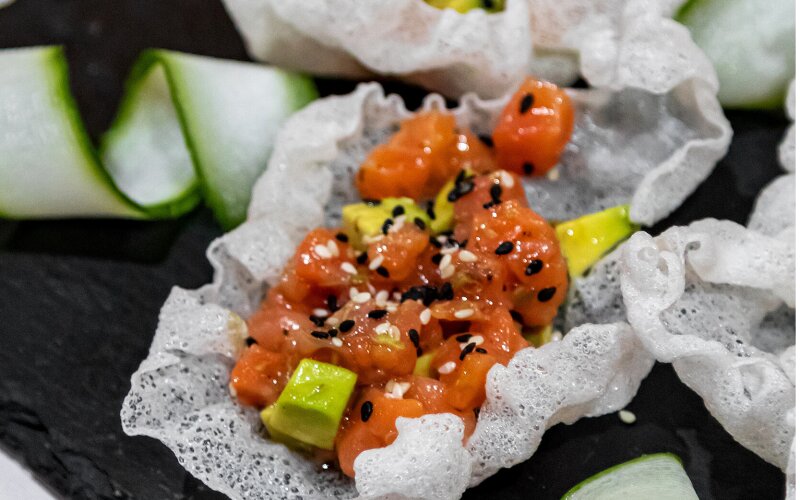 Тар-тар из лосося