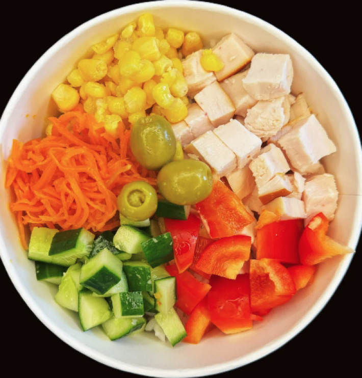 Поке с курицей