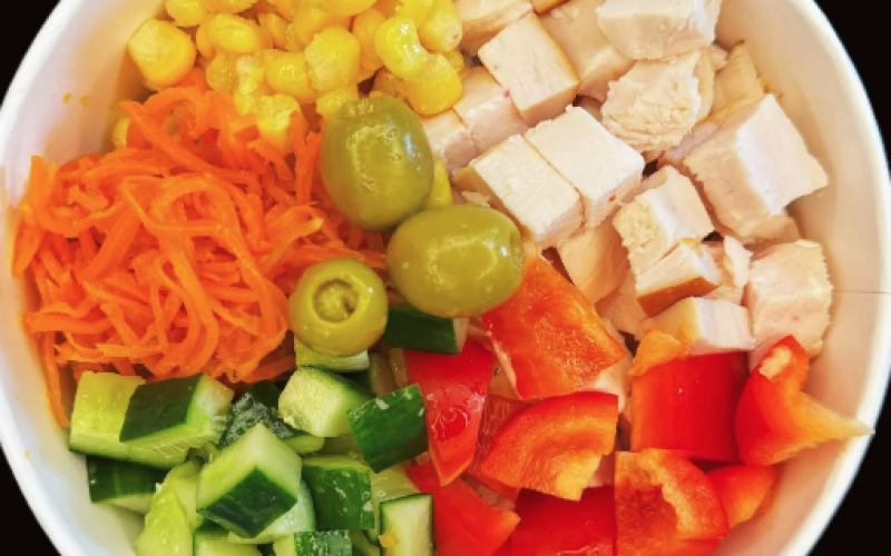 Поке с курицей