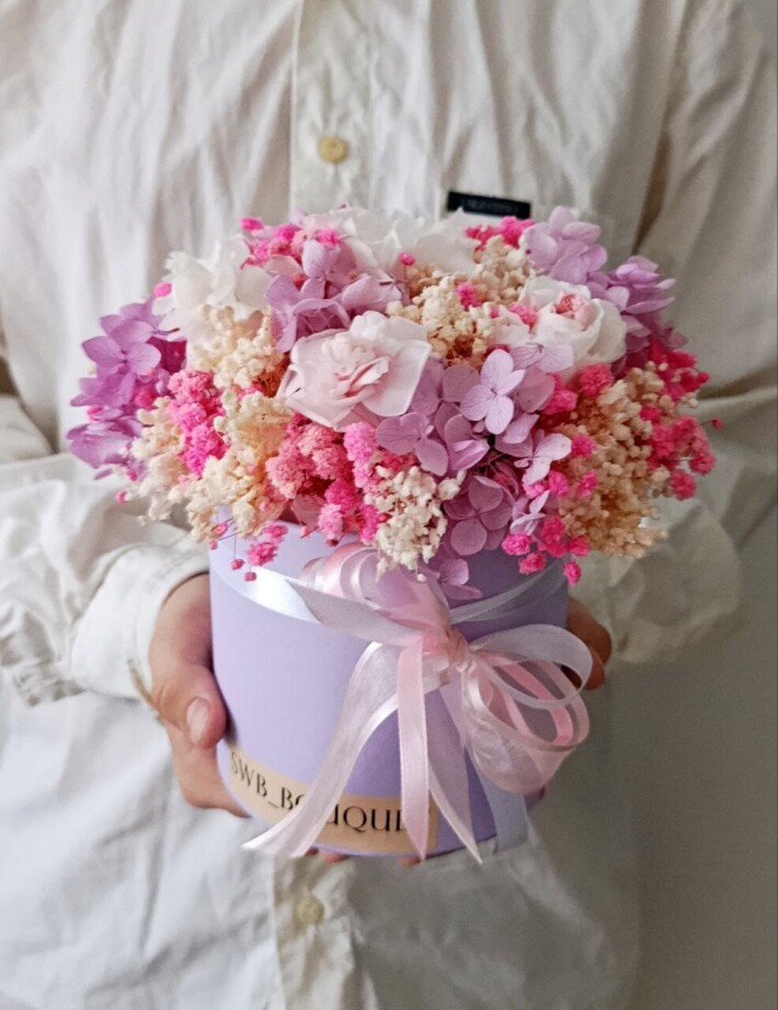 Букет «Лиловый зефир»