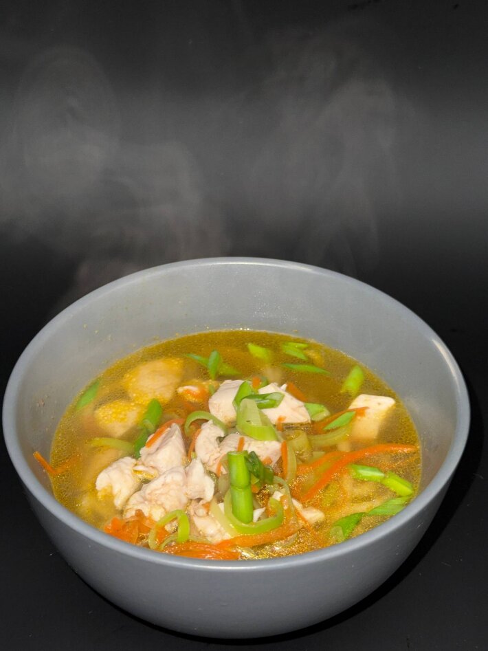 Суп куриный