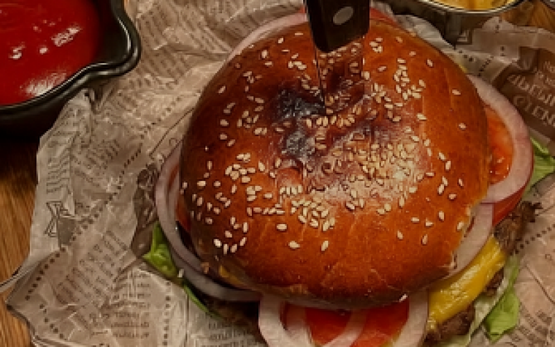 Бургер с говядиной