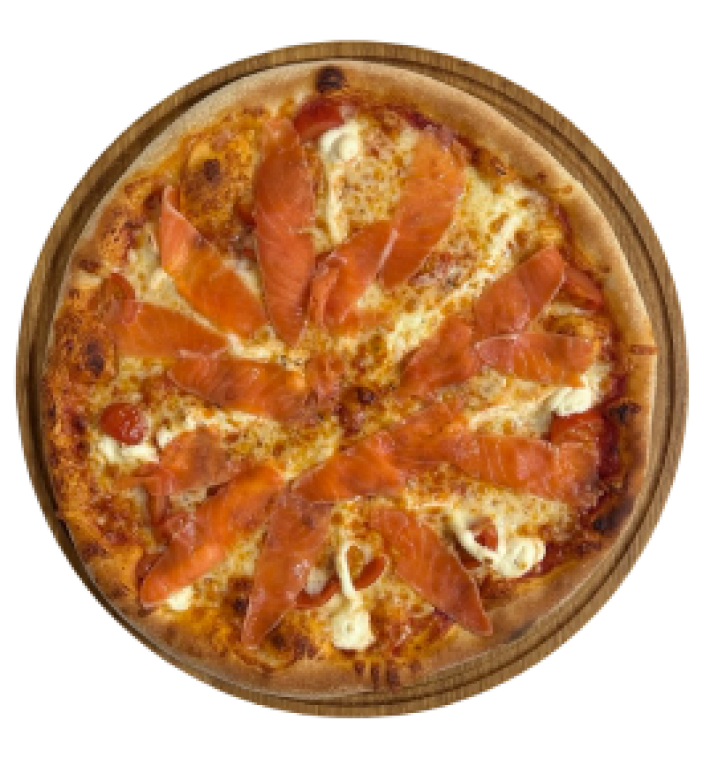 Пицца «Нежный лосось»