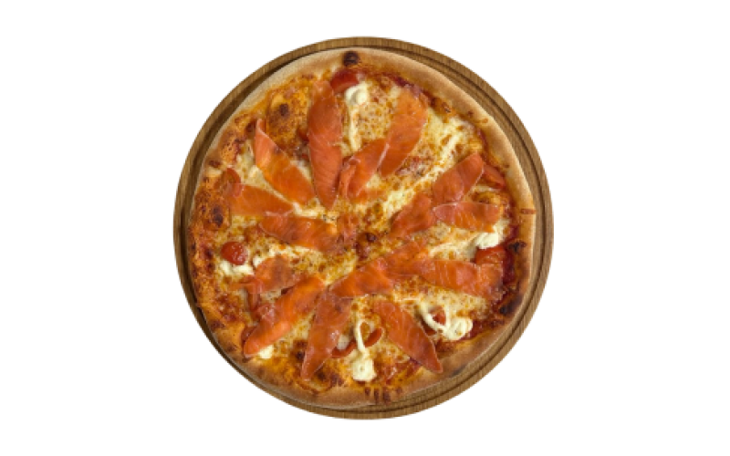 Пицца «Нежный лосось»