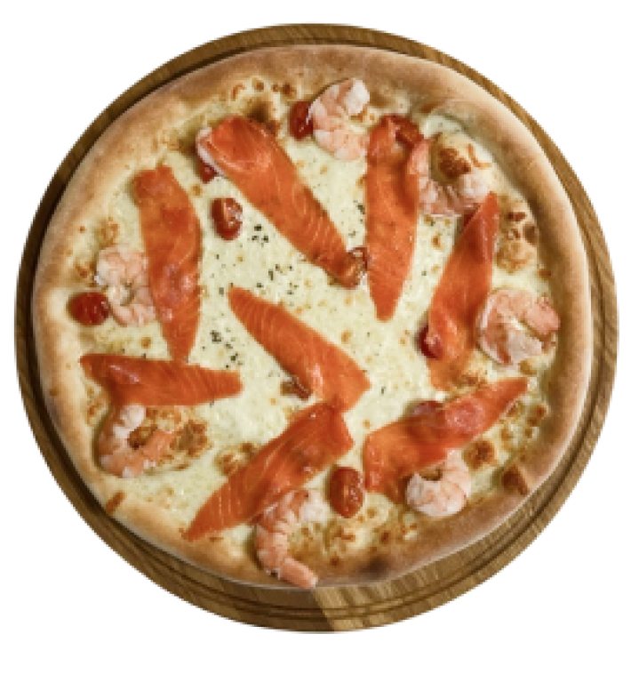 Пицца с морепродуктами