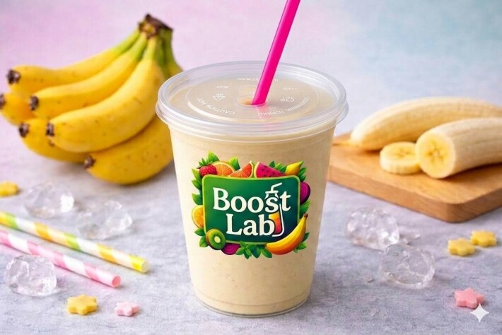 Энергетический банановый милкшейк