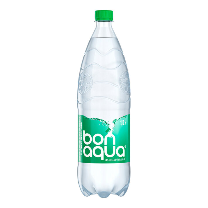 Питьевая вода «Bonaqua» среднегазированная