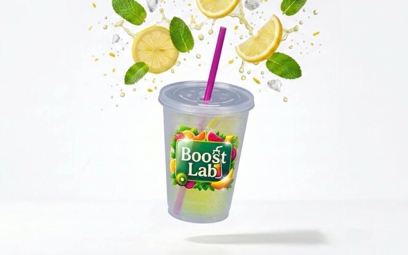 Свежевыжатый лимонно-мятный сок