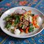 Салат Гетманский с языком и грибами