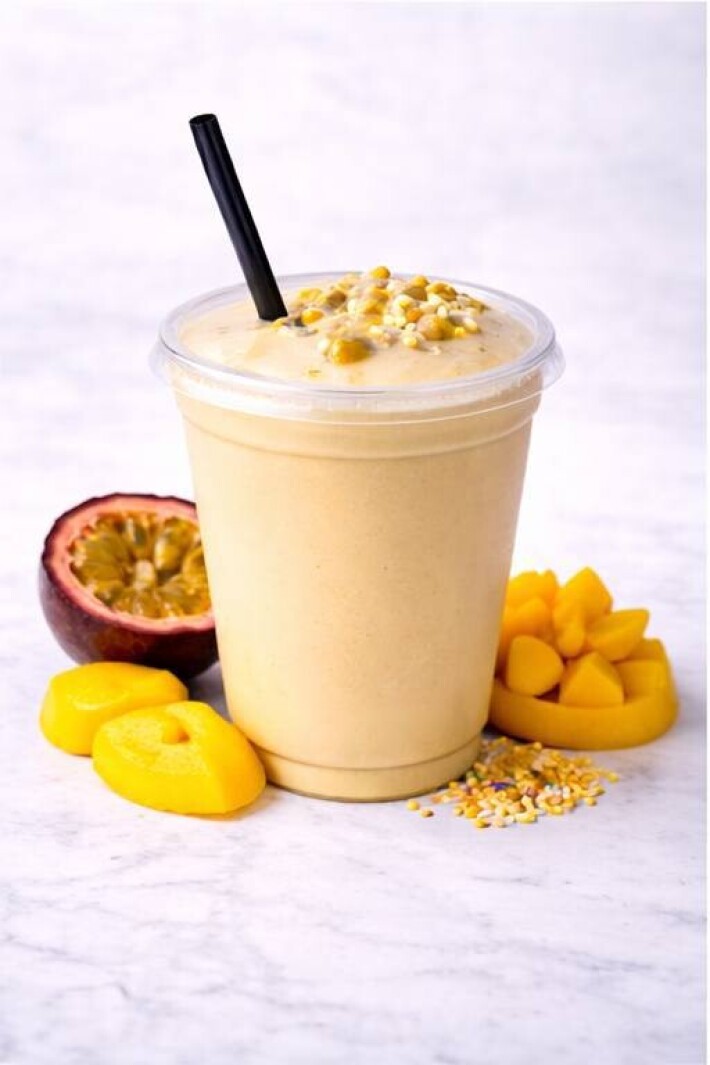 Молочный коктейль «Манго-маракуйя»
