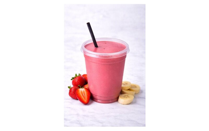 Смузи «Клубнично-банановый»