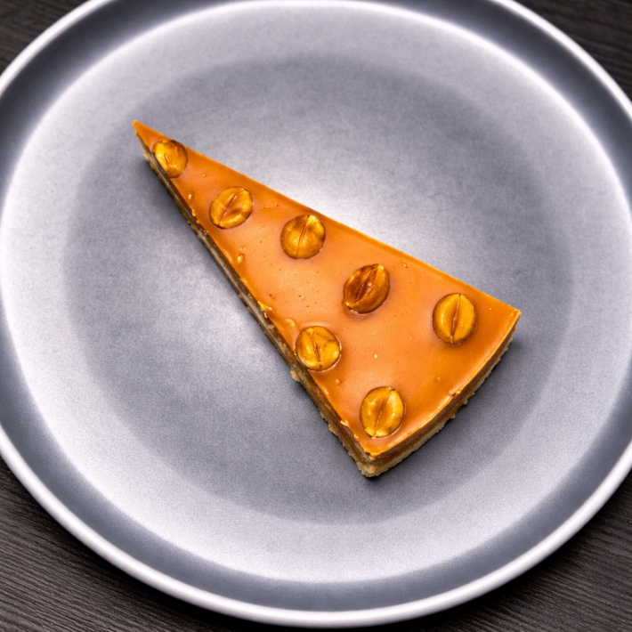 Чизкейк карамель-арахис