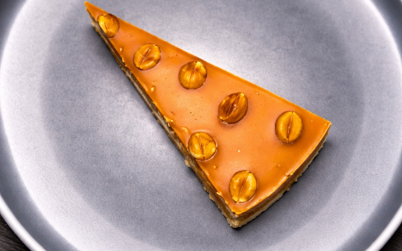 Чизкейк карамель-арахис