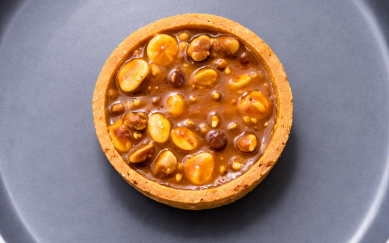 Мини-тарт карамельно-ореховый