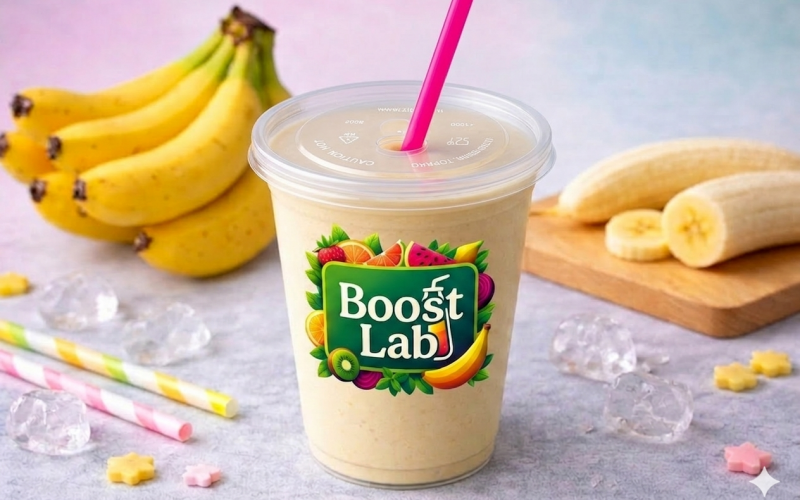 Энергетический банановый милкшейк