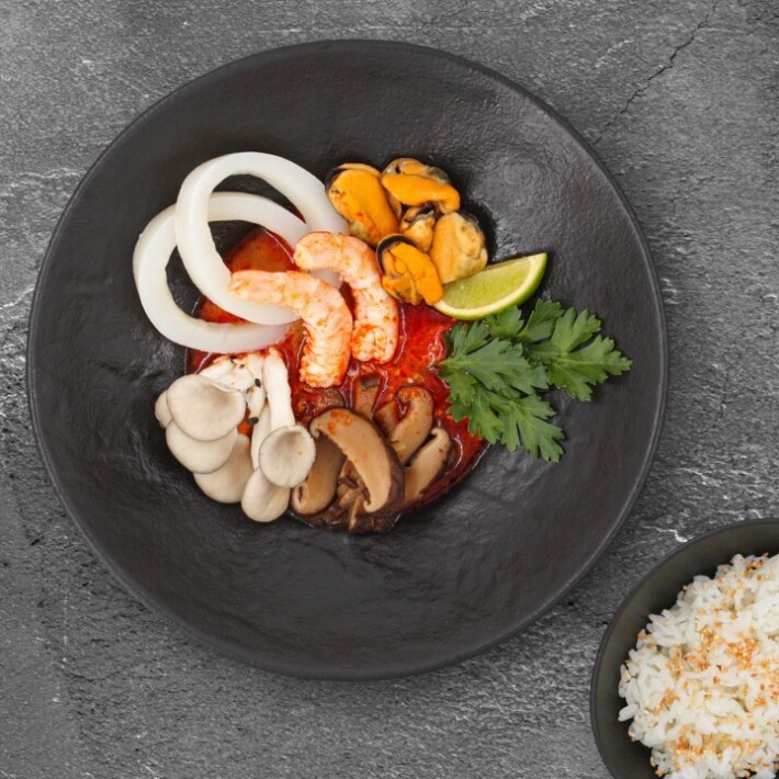 Суп «Том ям с морепродуктами»