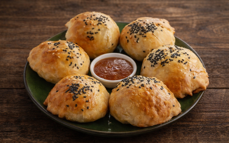 Самса со шпинатом