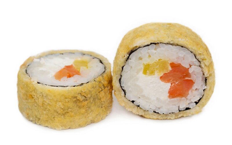 Ролл «Темпура копченый лосось»