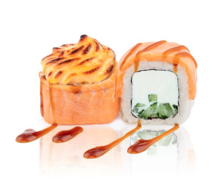 Ролл «Филадельфия запечённая»