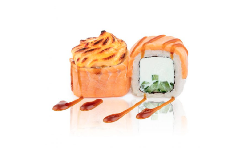 Ролл «Филадельфия запечённая»