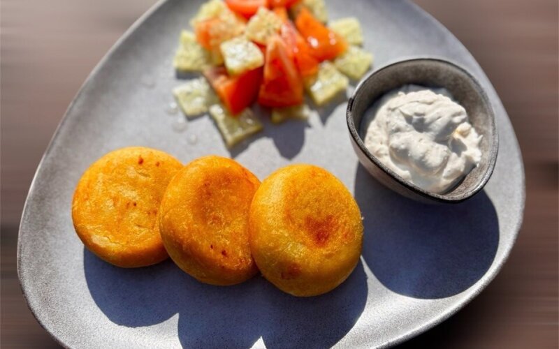 Картофельные пампушки с мясом