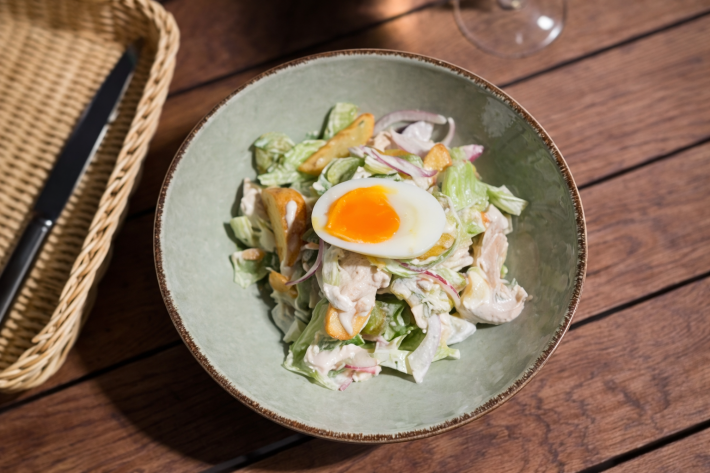 Салат  «Картофельный ранч» с курицей