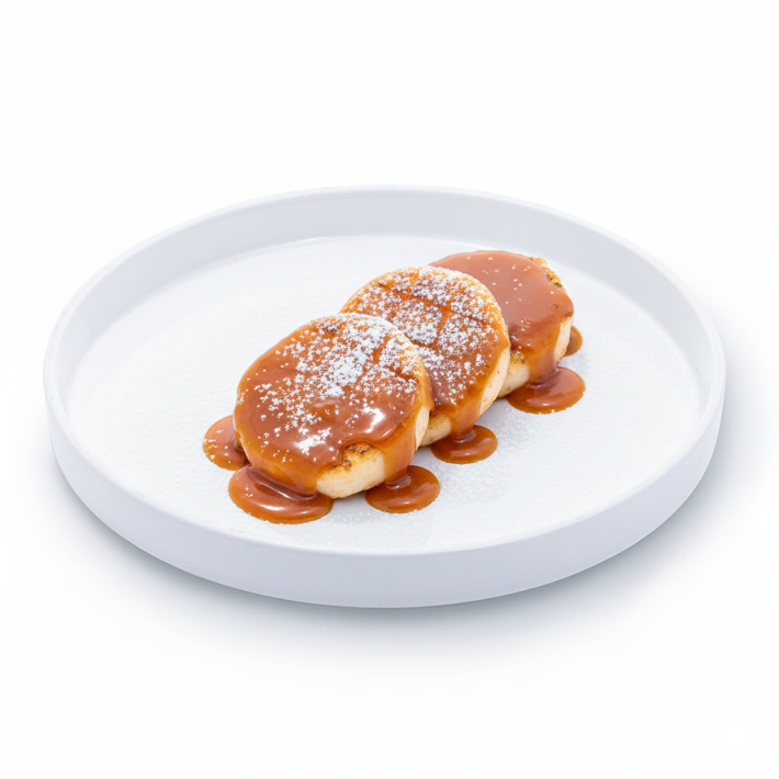 Сырники с солёной карамелью