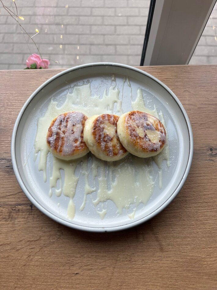 Сырники со сгущенкой