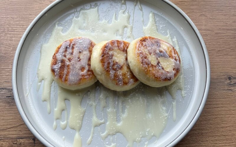 Сырники со сгущенкой