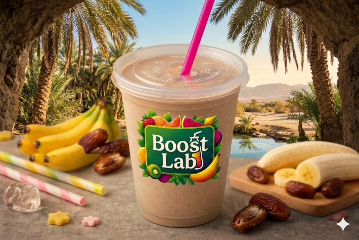 «Оазис» — молочный коктейль с финиками