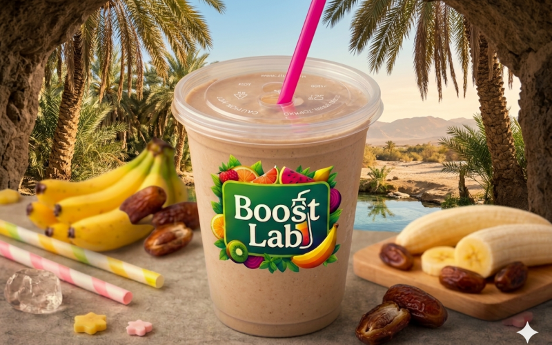 «Оазис» — молочный коктейль с финиками