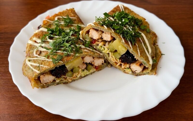 Дранич ананас с черносливом