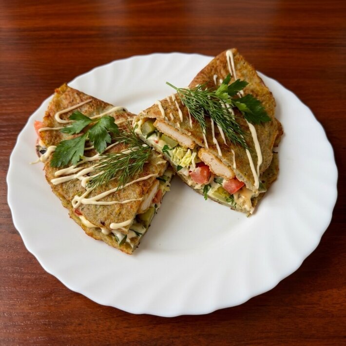 Дранич с наггетсами