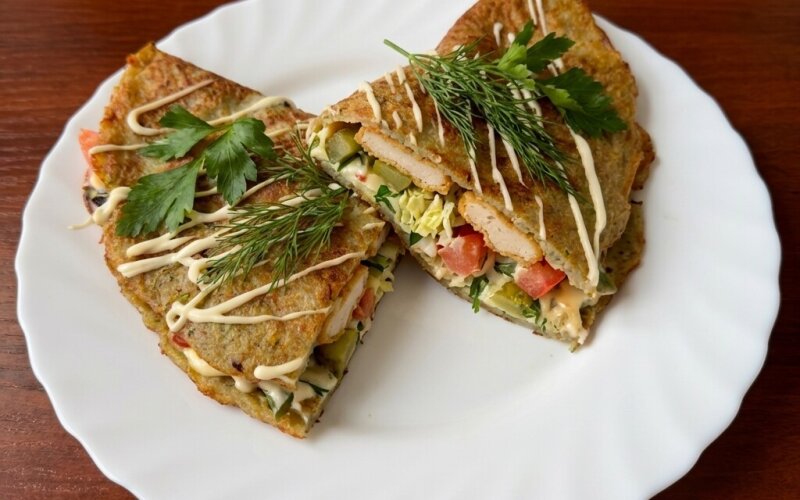 Дранич с наггетсами