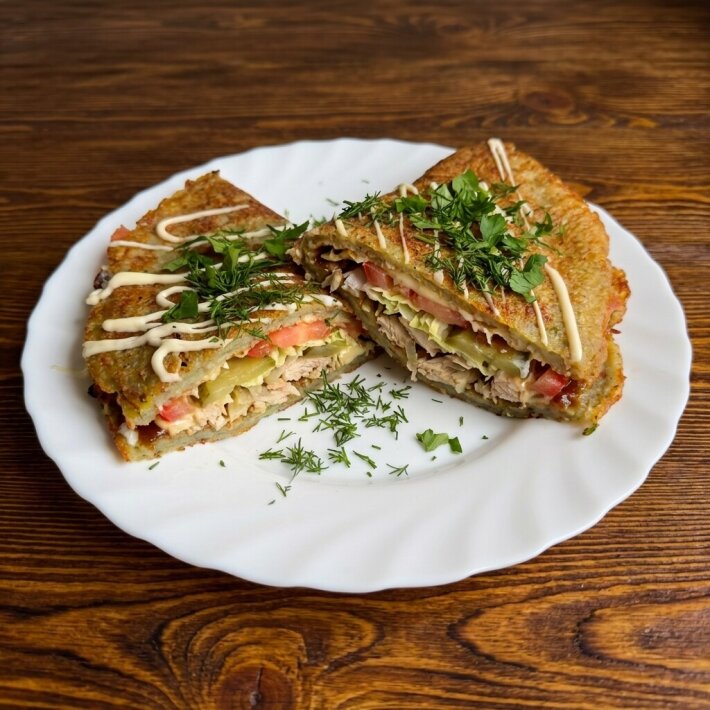 Дранич барбекю с сыром