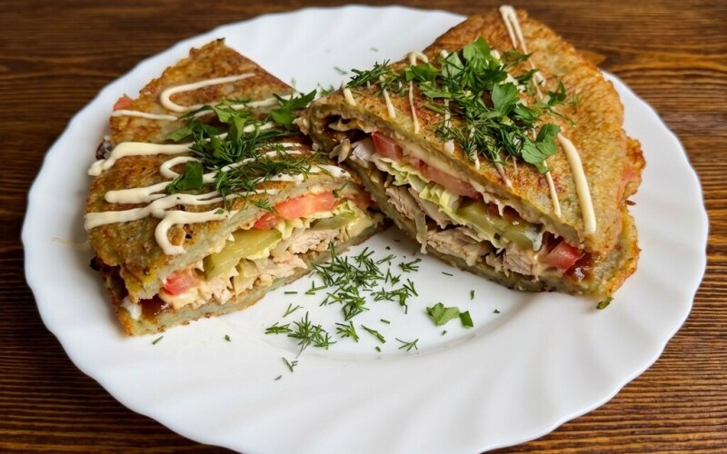 Дранич барбекю с сыром