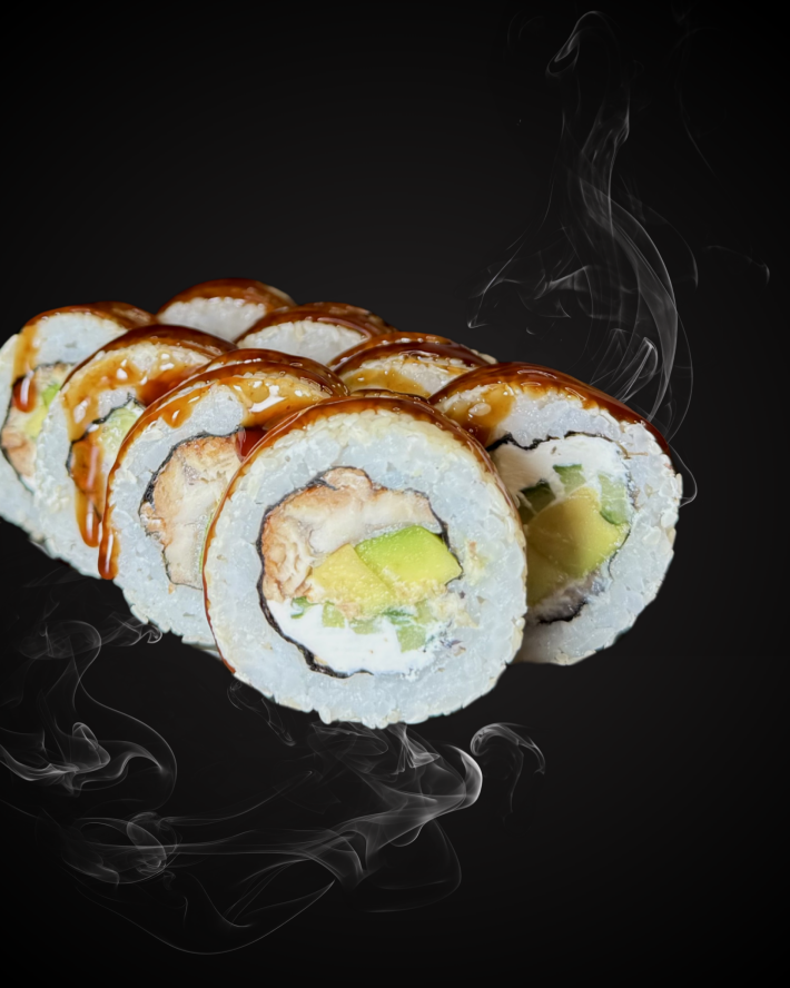 Ролл «Унаги в кунжуте»