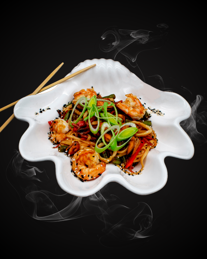 WOK с морепродуктами